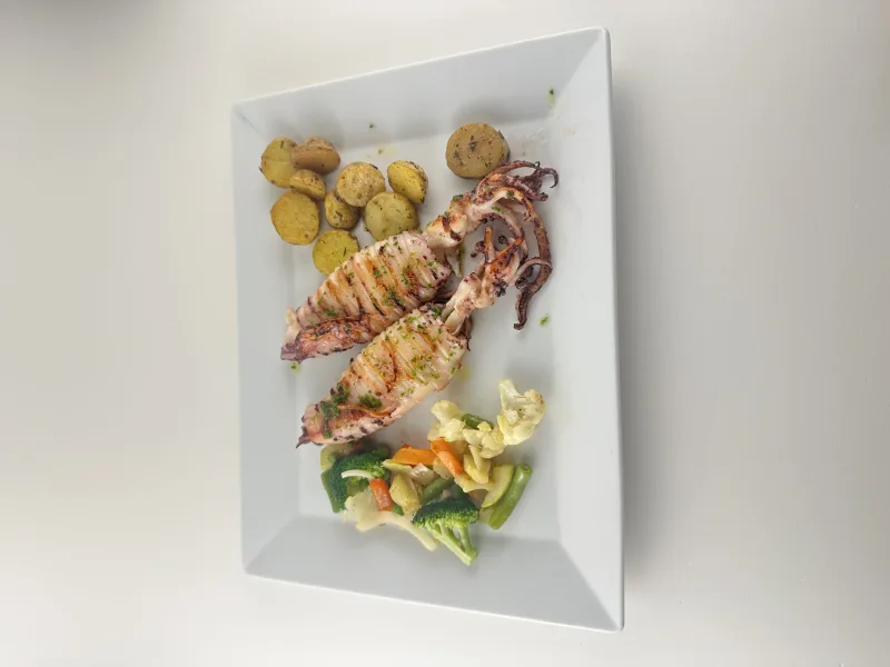 Calamar a la plancha