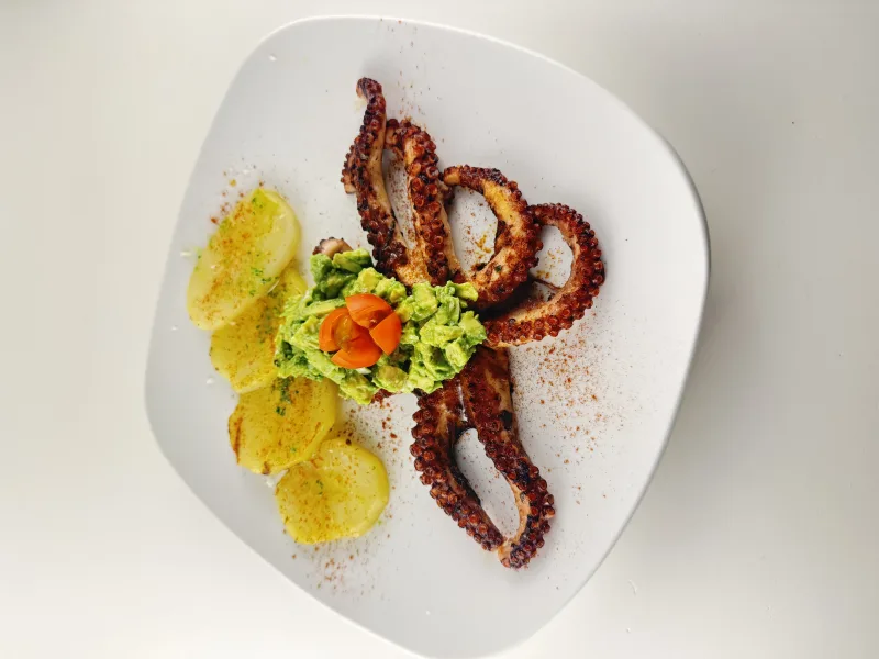 Pulpo a la brasa